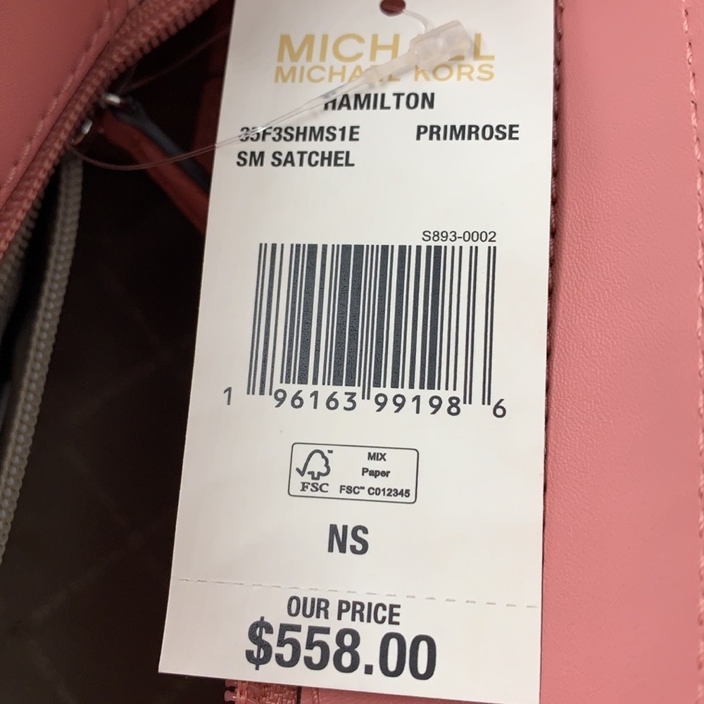 MICHAEL KORS
Hamilton Small Crocodile Embossed Faux Leather Satchel
Primrose
NWT - Picture 5 of 16